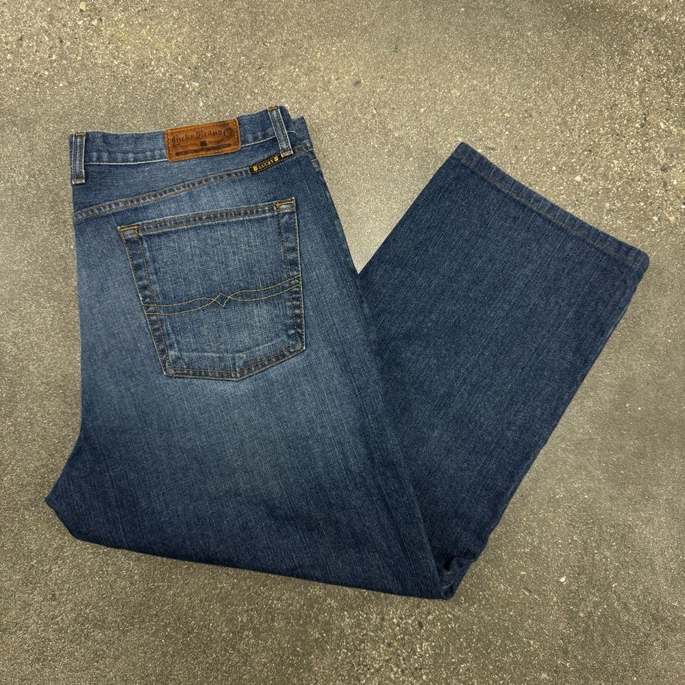 Lucky Brand Y2K 2000s blue denim jeans Size 38x24